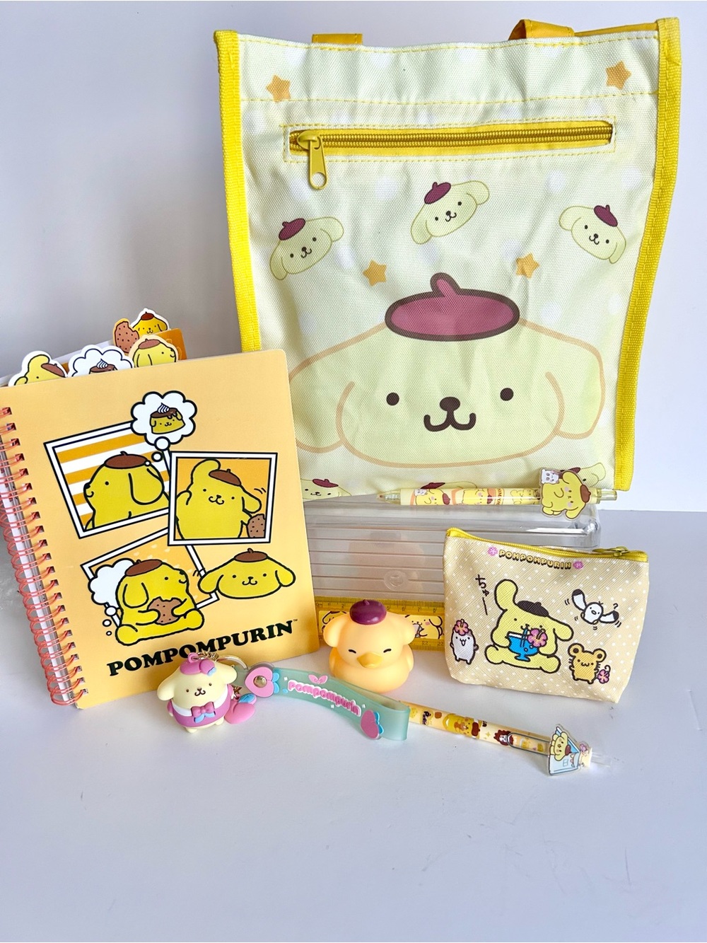 💛(POM360) Pompompurin Adorable 8-Piece Tote Bag Bundle! - Picture 15 of 15
